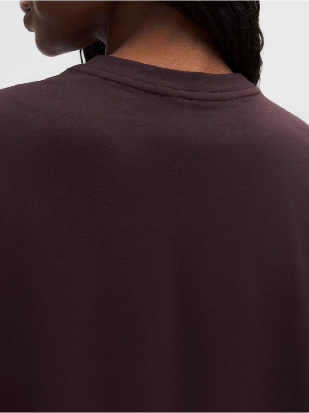 Lululemon All Yours Organic Cotton Cropped T-Shirt Sequoia - Picture 5 of 9